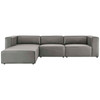 Mingle Vegan Leather Sofa and Ottoman Set / EEI-4790