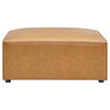 Mingle Vegan Leather Sofa and Ottoman Set / EEI-4790