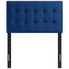 Lily Biscuit Tufted Twin Performance Velvet Headboard / MOD-6118