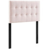 Lily Biscuit Tufted Twin Performance Velvet Headboard / MOD-6118