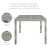 Aura 68" Outdoor Patio Wicker Rattan Dining Table / EEI-2921