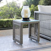 Aura Outdoor Patio Wicker Rattan Side Table / EEI-2922