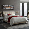 Amira Twin Upholstered Fabric Bed / MOD-5999