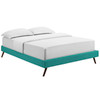 Loryn Full Fabric Bed Frame with Round Splayed Legs / MOD-5889