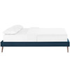 Loryn King Fabric Bed Frame with Round Splayed Legs / MOD-5893