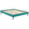 Loryn King Fabric Bed Frame with Round Splayed Legs / MOD-5893