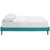 Loryn King Fabric Bed Frame with Round Splayed Legs / MOD-5893
