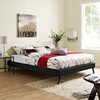 Loryn Full Vinyl Bed Frame with Round Splayed Legs / MOD-5888