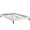 Tessie Full Vinyl Bed Frame with Squared Tapered Legs / MOD-5896