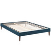 Tessie Fabric Full Bed Frame with Squared Tapered Legs / MOD-5897