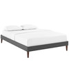 Tessie Full Fabric Bed Frame with Squared Tapered Legs / MOD-5897