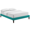 Tessie Fabric Full Bed Frame with Squared Tapered Legs / MOD-5897