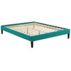 Tessie Fabric Full Bed Frame with Squared Tapered Legs / MOD-5897