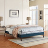 Tessie Queen Fabric Bed Frame with Squared Tapered Legs / MOD-5899