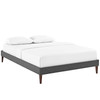 Tessie Queen Fabric Bed Frame with Squared Tapered Legs / MOD-5899