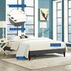Tessie Queen Fabric Bed Frame with Squared Tapered Legs / MOD-5899