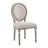 Emanate Vintage French Upholstered Fabric Dining Side Chair / EEI-2821