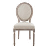 Emanate Vintage French Upholstered Fabric Dining Side Chair / EEI-2821