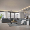 Mingle 7 Piece Upholstered Fabric Sectional Sofa Set / EEI-2841