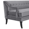 Concur Button Tufted Performance Velvet Sofa / EEI-2997