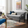Concur Button Tufted Performance Velvet Sofa / EEI-2997