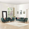 Bestow 3 Piece Performance Velvet Sofa and Armchair Set / EEI-2981