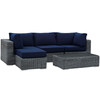 Summon 5 Piece Outdoor Patio Sunbrella® Sectional Set / EEI-1904