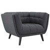 Bestow 3 Piece Upholstered Fabric Sofa and Armchair Set / EEI-2977