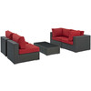 Sojourn 5 Piece Outdoor Patio Sunbrella® Sectional Set / EEI-1882