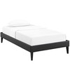 Tessie Twin Vinyl Bed Frame with Squared Tapered Legs / MOD-5894