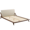 Luella Queen Upholstered Fabric Platform Bed / MOD-6047