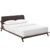 Luella Queen Upholstered Fabric Platform Bed / MOD-6047