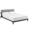 Luella Queen Upholstered Fabric Platform Bed / MOD-6047