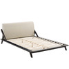 Luella Upholstered Fabric Queen Platform Bed / MOD-6047
