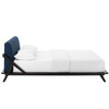 Luella Queen Upholstered Fabric Platform Bed / MOD-6047