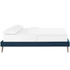 Loryn Queen Fabric Bed Frame with Round Splayed Legs / MOD-5891