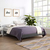 Loryn Queen Fabric Bed Frame with Round Splayed Legs / MOD-5891