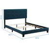 Amira Full Upholstered Fabric Bed / MOD-6000