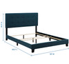 Amira Upholstered Fabric Full Bed / MOD-6000