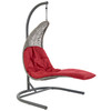 Landscape Hanging Chaise Lounge Outdoor Patio Swing Chair / EEI-2952