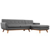 Engage Right-Facing Upholstered Fabric Sectional Sofa / EEI-2119