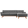 Engage Right-Facing Upholstered Fabric Sectional Sofa / EEI-2119