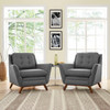 Beguile 2 Piece Upholstered Fabric Living Room Set / EEI-2185