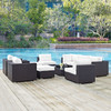 Convene 10 Piece Outdoor Patio Sectional Set / EEI-2169