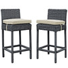 Summon 2 Piece Outdoor Patio Sunbrella® Pub Set / EEI-2197