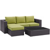 Convene 3 Piece Outdoor Patio Sofa Set / EEI-2178