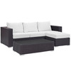 Convene 3 Piece Outdoor Patio Sofa Set / EEI-2178