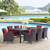 Convene 9 Piece Outdoor Patio Dining Set / EEI-2217