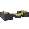 Convene 5 Piece Outdoor Patio Sofa Set / EEI-2158