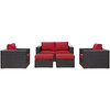 Convene 5 Piece Outdoor Patio Sofa Set / EEI-2158